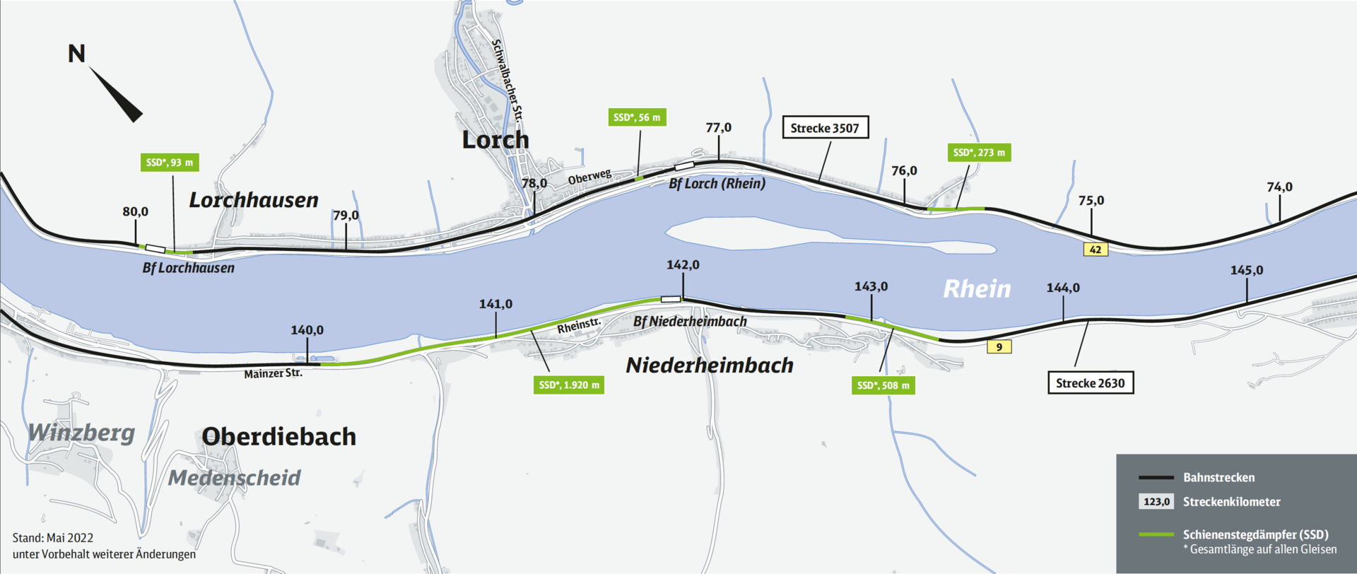 Karte Lorch